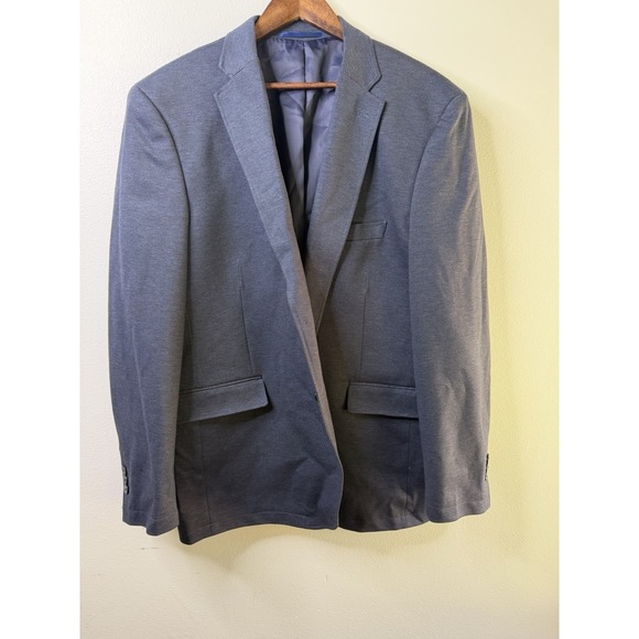 Johnston & Murphy Jackets & Blazers - Johnston & Murphy XC4 Extreme Comfort Blazer Mens XLBlue Glen Check Sport Coat